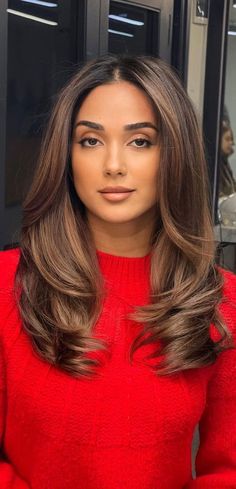 Brown Skin Hair Highlights, Latest Highlights Color Trends 2023, Indians With Blonde Hair, Hair Colour Ideas For Medium Hair, Trending Hair Colour For Indian Skin, Toffe Brown Hair Color, Hair Colour For Indian Skin Straight Hair, Blonde Hair For Indian Skin, Best Hair Colour For Asian Skin