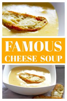 this is an image of famous cheese soup