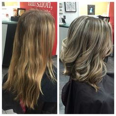 Highlight/Lowlight by yours truly @amy_ziegler #versatilestrands #askforamy Cuts For Thinning Hair, Greyish Blonde Hair, Hair Color Ideas For Brunettes Short, Highlight Lowlight, Grey Blending, Edgy Hair Color, Reverse Balayage, Grey Hair Transformation, Hair Color Options