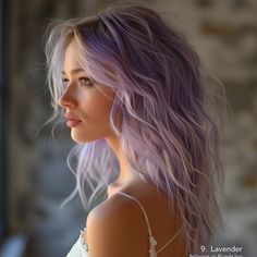 Balayage On Blonde Hair, Lilac Balayage, Lavender Balayage, Ethereal Hair, Icy Blonde Highlights, Icy Blonde Balayage, Balayage Hair Color Ideas, Honey Balayage, Chestnut Brown Hair