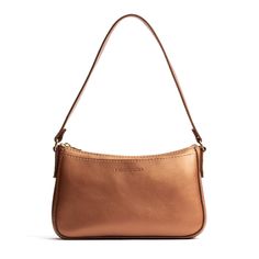 Hava | Petite bean shaped shoulder bag with a zipper closure Portland Leather Goods, Leather Tote Purse, Mens Leather Bag, Almost Perfect, Leather Bag Women, Day Bag, Tote Purse, Leather Care, Leather Items