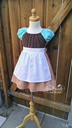 READY TO SHIP Aurora with Shoulder Sash by HeartmadeCreations Cinderella Cleaning, Serger Tutorial, Peasant Dresses, Anna Costume, Girls Dress Up, Peasant Dress, Diy Dress, Inspired Dress