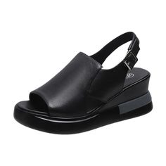 Brand Name: EIVIOMGHeel Height: Med (3cm-5cm)With Platforms: YesPlatform Height: 3-5cmSandal Type: GLADIATOROrigin: CN(Origin)Occasion: CasualUpper Material: PUOutsole Material: EVABack Counter Type: Front & Rear StrapPattern Type: SolidSide Vamp Type: OpenFit: Fits true to size, take your normal sizeStyle: FashionHeel Type: WedgesLining Material: PUClosure Type: Hook & LoopModel Number: 66Item Type: SandalsFashion Element: PlatformInsole Material: EVADepartment Name: Adult Orthopedic Shoes For Women, High Platform Shoes, Summer Wedges, Orthopedic Shoes, Moda Retro, Retro Mode, Stylish Sandals, Pu Heels, Classic Style Women