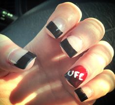 UFC nails! Nails, Beauty hacks, Beauty Hacks Beauty, Prom Nails, Nails Nails, Ufc, Beauty Tips, Beauty Hacks, Nail Designs, I Hope