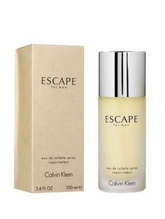 ESCAPE M EDT 3.4 Escape Calvin Klein Perfume, Working Hard, Calvin Klein, Spray, For Men