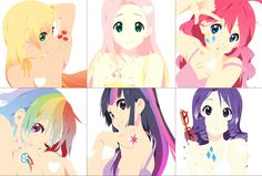 My Little Pony Anime Girls Cute Drawlings, Cartoon As Anime, Cutie Mark, My Lil Pony, Mlp Pony, Mlp My Little Pony, Captain Hook, I Love Anime, Fluttershy