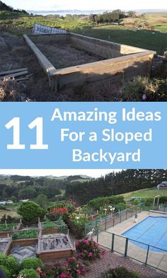 Steep Backyard, Playground Landscaping, Backyard Ideas On A Budget