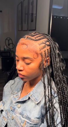 Amazing Braids, Fav Hairstyles, 2 Braids, Braided Hairstyles For Black Women Cornrows, Big Box Braids Hairstyles, Feed In Braids Hairstyles, Goddess Braids Hairstyles, Box Braids Hairstyles For Black Women, Cute Braided Hairstyles