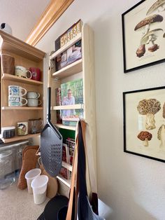 the kitchen is clean and ready to be used as a storage area for cooking utensils