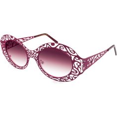 Introducing the Luisa Frame, a stunning pair of sunglasses meticulously crafted from high-quality metal material, accentuated by a delicate lace pattern. These oversized oval glasses evoke vintage-inspired charm, enhanced by their unique matte finish, radiating sophistication with every wear. Lightweight and equipped with adjustable nose pads for maximum comfort, the Luisa Frame embodies timeless elegance, promising to elevate your style with a subtle yet captivating allure Elegant Metal Frame Sunglasses For Spring, Designer Prescription Glasses, Oversized Round Sunglasses, Oval Glasses, Colour Tint, Prescription Eyeglasses, Sunglass Lenses, Optical Frames, Black Sunglasses