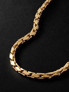 If you're starting your jewellery journey, a chain necklace makes a great first piece – David Yurman's can be threaded with a pendant if you want to mix it up. It's handcrafted from 18-karat gold and has slim, fluted links. Mens Gold Chain Necklace, John Hardy, Fine Jewelry Designers, Gold Chain Necklace, Fine Jewellery Necklace, Luxury Gifts, David Yurman, Mr Porter, Men Necklace