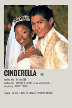 the poster for cinderella, starring actors from left to right are robiny houston and jasonn alexner