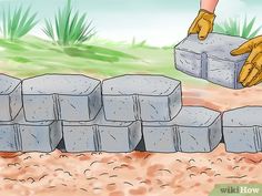 how to build a brick retaining wall with pictures