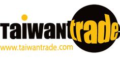 the logo for taiwan trade is yellow and black