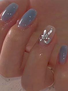 #fashion, #style, #outfitinspiration, #beauty Light Blue Nails, Nail Art Ideas, Blue Nails, The Gallery, Art Designs, Nail Art Designs, Art Ideas