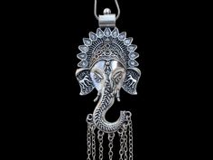 Lord Ganesh vintage Necklace, Handmade Necklace, Silver Plated Jewelry, Handicraft Necklace, Very Rare Vintage Necklace,   ❤︎Free Gifts In Every Order Above 40$  ❤︎10Pcs Jewelry Gifts Order Above 150$  ❤︎Free Express Shipping Order Above 60$  ❤︎Extra Discount Available In Bulk Wholesale Order  ❤︎We Make Custom Order Your Favorite Designs For Your Business  ❤︎Please Contact Us For Your Any Query  ❤︎Order Delivered In 8-10 Days --------- ❤︎----------------------- ❤︎--------------------- ❤︎-------- Metal Necklaces With Latkans For Gift, Handmade Antique Silver Jewelry For Festivals, Nickel Free Pendant Necklace For Festivals, Bohemian Antique Silver Necklace For Gift, Nickel-free Pendant Necklace For Festivals, Bohemian Antique Silver Necklace Gift, Antique Handmade Dangle Necklaces, Vintage Handmade Necklaces For Festive Occasion, Vintage Necklace With Latkans For Gift