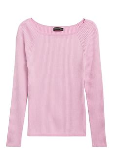 Boat-Neck Sweater Top | Banana Republic