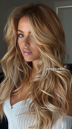 Blonde With Strawberry Blonde Lowlights, Fine Blonde Hair, Blonde Hair Highlights, Blonde Hair With Lowlights, Hair Foils, Hair With Lowlights, Natural Curly Hair Cuts, Sleek Hair