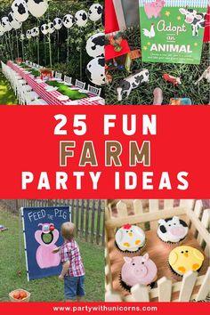 25 fun farm party ideas for kids