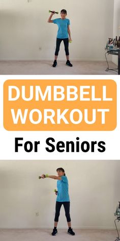 the dumbbell workout for seniors is an easy way to build muscle strength and improve flexibility