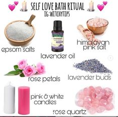 Self Love Bath Ritual, Love Bath Ritual, Self Love Bath, Spiritual Cleansing Bath, Spiritual Bath, Herbal Bath, Magick Spells