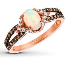 Chocolate Diamond Ring, Levian Jewelry, Natural Opal Ring, Split Shank Ring, Chocolate Diamonds, Diamond Fashion Rings, Le Vian, Diamonds Ring, Zircon Ring