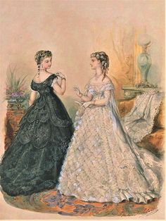 1868 Fashion Plate, 1868 Fashion, 1830s Fashion Plate, 19th Century Fashion Plates, 1800 Fashion, Victorian Fashion Plates, 1860s Fashion, 1820s Fashion