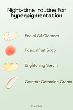 Full night routine for dark marks and discolouration. Best Skin Care For Acne, Dry Oily Skin, Skin Care For Acne, Cruelty Free Skincare, Free Skincare, Razor Bumps, The Best Skin Care, Healthier Skin