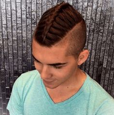 French Braid Hairstyles for Men: 20+ Trendy Looks for 2023 | Fashionterest Hairstyles For Guys, Braided Mohawk, Braided Mohawk Hairstyles, Hipster Haircut, Mohawk Hairstyles Men, Mohawk Braid, Hairstyles And Haircuts