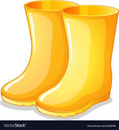 Yellow Boots, Muck Boots, Logical Thinking, Cloudy Day, Rubber Boots, Big Picture, School Activities, Rubber Rain Boots, Png Images