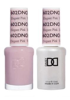 DND Gelcolor - Elegant Pink 0.5 oz - #602 DND Dnd Polish, Dnd Nails, Dnd Gel Nail Polish, Dnd Nail Polish, Nail School, Gel Polish Brands, Nail Glam, Gel Colors, Dnd Gel Polish