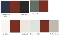 different shades of paint for walls and floors