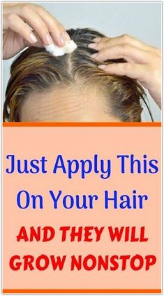 Just Apply This On Your Hair, And They Will Grow Nonstop Help Hair Grow, Make Hair Grow, Grow Long Hair, Healthy Natural Hair, Hair Food