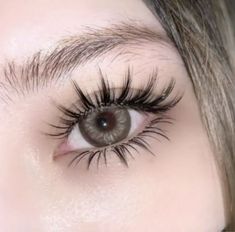 lashes #mangalashes #lashes #fakelashes Whispy Anime Lashes, Korean Lash Extensions, Anime Eyelash Extensions, Anime Lash Extensions, Manga Eyelashes, Anime Lashes