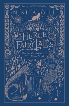 the book cover for fierce fairy tales