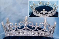 Queen Victoria Regal Silver  Full Rhinestone Crown - CrownDesigners Duke Of Kent, Crystal Crown Tiaras, Pageant Crowns, Crown Silver, Imperial Crown, Princess Bridal, Royal Crowns, Royal Tiaras, Crowns And Tiaras