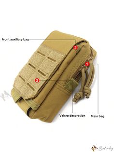 Bird in Bag - Adventure Ready Waist Pack - Versatile and Practical Backpack Functional Portable Khaki Bag, Functional Khaki Compact Bag, Khaki Mobile Phone Bag For Outdoor, Khaki Outdoor Bag With Mobile Phone Pocket, Beige Pouch Bag For Outdoor, Hunting Tools, Molle Pouches, Tactical Belt, Commuter Bag