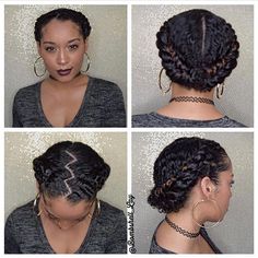 Hair - Haare - Peinados Hair With Braids, Penteado Cabelo Curto, Natural Hair Inspiration, Black Hairstyles, Natural Hair Tips, Hair Crush, Protective Styles