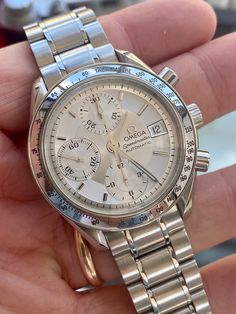 Triple Date, Omega Speedmaster Reduced, Omega Speedmaster Date, Omega Automatic, Mens Watch Box, Omega Man, Mens Chronograph, Omega Constellation