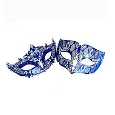 Designed to mesmerize, this extraordinary Navy Blue masks are adorned with stunning blue sapphire rhinestones, making it an absolute show-stopper! Size/Type - One size fits all adults Mask Color - Navy Age Group/Gender - Women/Men Glitter Color - navy Mask Material - Metal Accent Material - Paint Special Features - Blue sapphire rhinestones Personalization - Not available