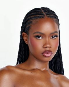 nevpalmer Cabello Afro Natural, Braided Cornrow Hairstyles, Natural Hair Braids, Cornrows Braids, Cornrow Hairstyles, Braided Hairstyles For Black Women, Long Braids