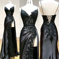 Prom Dress Lace, Dresses A Line, Gaun Fashion, V Neck Prom Dresses, Corset Dress Prom, Prom Dress Inspiration, Black Prom, Pretty Prom Dresses, Prom Outfits