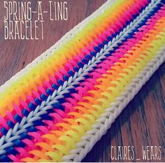 SPRING-A-LING Bracelet COLOR Rubberband Bracelets, Rainbow Looms