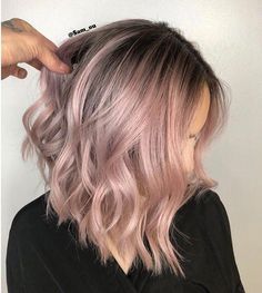 Gold Blonde Hair Color, Rose Gold Hair Highlights, Gold Hair Highlights, Rose Gold Hair Balayage, Gold Blonde Hair, Rose Gold Hair Ombre, Rose Gold Blonde, Balayage Ideas