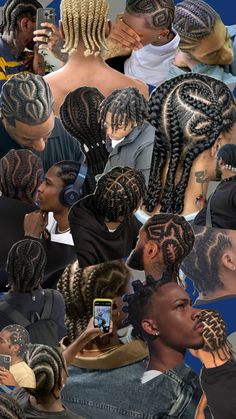 my first shuffel: men braids photo collage #mensfashion #bookcover #wishlist #blackaesthetic #black #mensfashion #pinterest #shufflefyp #shufflecollage #photooftheday #photoshoot #picoftheday #photos #pic #picture #foto #instagood #instagram #beautiful #model #pics Cornrow Braids Men, Mens Twists Hairstyles, Braid Styles For Men, Boy Braids Hairstyles, Men Braids, Cornrow Hairstyles For Men, New Natural Hairstyles, Braids Black, Braids For Boys