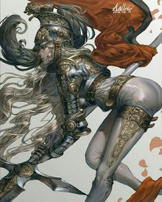 Illustration Fantasy, Accel World, Female Knight, المملكة العربية السعودية, Arte Fantasy, 판타지 아트, 영감을 주는 캐릭터, Dark Fantasy Art