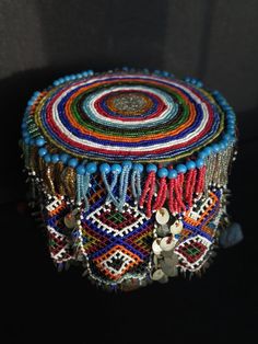 Traditional Multicolor Beaded Hat, Multicolor Bohemian Hat With Bead Caps, Traditional Beaded Festival Hats, Traditional Beaded Hats For Festivals, Traditional Blue Hat For Festival, Traditional Blue Festival Hats, Beaded Hat, Turkish Traditional, Turkish Fashion