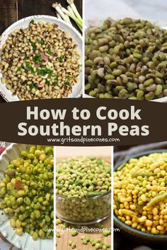 how to cook southern pea's in the kitchen and on the table for dinner