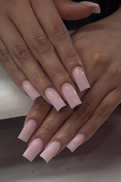 White Acrylic Nails, Simple Acrylic Nails, Classy Acrylic Nails, Long Square Acrylic Nails, Acrylic Nails Coffin Short, Pink Acrylic Nails, Square Acrylic Nails