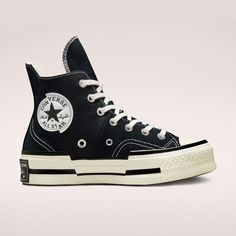 Converse Haute, Converse Chuck 70 Plus, Chuck 70 Plus, Converse Chuck Taylor 70, Baskets Converse, Dr Shoes, Basket Noir, Jack Purcell, All Stars Converse